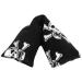Microwavable Lavender Wheat Bags Printed Fleece Microwave Heat Pack for Back Neck Joints and Shoulder Pain Relief 44cmx13cm (Skulls) Printed Fleece Skulls