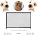 Portable Foldable Mesh Pet & Baby Safety Gate - 70.9x28.3 - Indoor/Outdoor Use - Install Anywhere - Black - Buy Online on GoSupps.com