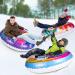 FindUWill 3 Pack Snow Tubes Sleds for Kids - 35'' Inflatable Sleds with Thicker Bottom - Family Winter Outdoor Sports Toys (Set of 3) - Buy Online on GoSupps.com