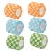 NOLITOY 6 Rolls Non-Woven Finger Bandages Sports Protective Bandages Sports Self-Adhesive Tape Self Adherent Bandages Sports Supplies Self-Adhesive Bandages Cohesive