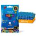Powerbeaous gamer rubber-40x50g gummy bears in tetris shapes-gummy bears with 20% fruit juice and vitamins 8 fruity flavors tetris (8-fruit taste) 50 g (40 Pack)