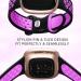 4 Pack Maledan Sport Bands for Fitbit Versa 3/Sense 2, Soft Wristband Replacement Accessories in Pink/Black Plum/Gray Teal/Coal Black - S 5.5-7 - Buy Online on GoSupps.com