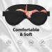 Flamingo1 Print Unisex Sleep Eye Mask | Soft Comfort Eye Shade for Travel Yoga & Shift Work - Buy Online on GoSupps.com