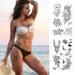 Sexy Flower Temporary Tattoo for Women - Waterproof and Realistic Design, Great Christmas Gift - Buy Online on GoSupps.com