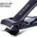 Evezr Heavy Duty Wide Jaw Nail Clippers for Thick Toenails | Stainless Steel Clipper with Nail File for Pedicure (Black) - Buy Online on GoSupps.com