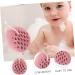 KOMBIUDA Bath Sponge Ball Body Scrub Sponge Mesh Pouf Bath Scrunchies Loofah Scrub Body Sponges for Shower Sponge Loofah Scrubber Exfoliating Sponge Cute Bath Wipe Polyurethane Child Pink - Buy Online on GoSupps.com