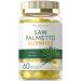 Carlyle Saw Palmetto Gummies | 480mg | 60 Count | Vegan Non-GMO and Gluten Free Extract Formula from Saw Palmetto Berries | Natural Lemon Flavor