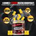 Creatine Monohydrate Gummies 5000mg - Sugar Free | 120 Gummies with L-Taurine & Betaine | Muscle Support & Energy Boost - Pineapple Flavor (Pack of 2 - Buy Online on GoSupps.com