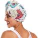 Red Blue Monster Hair Towel 2 Pack | Super Absorbent Quick Dry Hair Turbans for Women & Girls - Buy Online on GoSupps.com