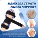 Resting Hand Splint Right & Left - Night Support for Carpal Tunnel Finger Contractures & Arthritis Recovery - Buy Online on GoSupps.com