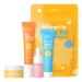Hydrating Skin Care Set Travel Kit Gifts for Women and Teenage Girls 4 Piece Skincare Essentials Set Mini Travel Size With Facial Cleanser Cream Serum Sunscreen - Travel Essentials Gift Set