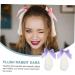 Holibanna 9 Pairs Plush Rabbit Ear Hair Clip Stuffed Bunny Hair Clip Rabbit Bunny Costume Accessories Bowknot Ribbon Hair Pins Kawaii Hair Clips Style Hairpins Bunny Hair Clips Fabric - Buy Online on GoSupps.com