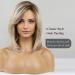HAIRCUBE Blonde Shoulder Length Layered Wig for Women with Dark Roots - Synthetic Hair - Buy Online on GoSupps.com