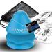 Dongshen triggerpunkt trigger - original Sticky trigger with suction cup for muscle pain and tension of the shoulder neck arms back and legs trigger point presser blue