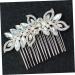 DOITOOL Goody Hair Womens Hair Accessories Pearl Hair Accessories Rhinestone Hair Accessories Gold Tiara Rhinestone Headpiece Bridal Headpieces for Wedding Gold Hair Clips Alloy Comb Bride - Buy Online on GoSupps.com