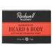 Rockwell 3-in-1 Beard & Body Bar Soap Classic Barbershop Scent | Natural Cleansing Hydrating & Exfoliation with Coffee Activated Charcoal Jojoba oil & Shea Butter | Ideal for All Skin Types