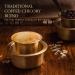 Sida'pur - South Indian Filter Coffee - Roasted and Ground - Coffee 80% : Chicory 20% - 200gms Bag - Buy Online on GoSupps.com