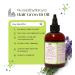 Hair Growth Oil - Herbal Formula with Rosemary Peppermint & Hibiscus | Potent Hair Regrowth Serum & Moisturizer | International Shipping Available - Buy Online on GoSupps.com
