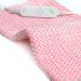 GOQOTOMO Fast-Heating Electric Heating Pad for Back/Waist/Abdomen/Shoulder/Neck Pain and Cramps Relief - 12 Heat Levels 8 Timers with Countdown Stay on Machine Washable-PW01(Pink) Pink-white stripes