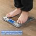 Vitafit 550lb Smart Digital Bathroom Scale with BMI Tracking via App | Extra-High Capacity, 8mm Tempered Glass, Step-On Design | Blue Backlit LCD Display | Silver - Buy Online on GoSupps.com