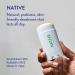 Native Deodorant | Aluminum-Free Natural Deodorant for Men and Women with Baking Soda, Probiotics & Shea Butter - Eucalyptus & Mint - Buy Online on GoSupps.com