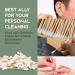 600 Pack Organic Cotton Swabs | Cruelty-Free & Biodegradable | Eco-Friendly Holder Included - Buy Online on GoSupps.com