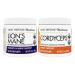 Host Defense Bundle with Lion's Mane Powder 3.5 oz & Cordyceps Powder 3.5 oz - Support Brain Health Memory & Focus - Support Immune Health & Energy*