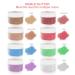 Shop Premium Edible Glitter Dust - 8 Vibrant Colors for Cakes Drinks & Desserts | e-Congnot 3G Bottles - Buy Online on GoSupps.com