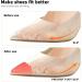 GLEAVI Shoe Filler Inserts for Women & Kids - Reduce Shoe Size | 2 Pairs Toe Filler for Perfect Fit - Buy Online on GoSupps.com