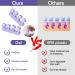 Sibba Silicone Toe Separator for Nail Polish and Toe Alignment - Purple - Buy Online on GoSupps.com