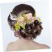 ifundom flower bridal comb bridal hair comb floral hair comb flower headpiece flower hair accessories womens accessories flowers for hair flower comb hair combs for women accessories Pink - Buy Online on GoSupps.com