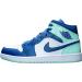 Nike Air Jordan 1 Mid Sneaker - Mystic Navy/Mint Foam-White | Men's Size 11 - Buy Online on GoSupps.com