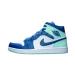 Nike Men's Air Jordan 1 Mid Sneaker, Mystic Navy/Mint Foam-white, 11
