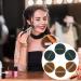 FRCOLOR 6pcs Puff Foundation Blending Sponge Set | Dark Green Makeup Egg & Powder Puff for Flawless Face & Body Application - Hydrophilic Polyurethane | International Shipping Available - Buy Online on GoSupps.com