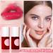 2PCS Velvet Lip Tint Stain Set - Long Lasting & Waterproof Liquid Lipstick Duo for Moisturizing Plump Lips - Multipurpose Lip & Cheek Tint (01 & 02) - Buy Online on GoSupps.com