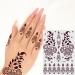 Fovolat Brown Lace Body Sticker | Waterproof Temporary Body Stickers Adhesive Body Stencils Markers For Shopping Reunions Club Nights Halloween - Buy Online on GoSupps.com