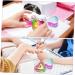 Beavorty 10 Pcs colorful crystal cup acrylic nails glass storage bowl glass bowls monomer dishes with lids nail art cup colored glass monomer acrylic nail liquid nail brush manicure - Buy Online on GoSupps.com