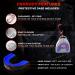 Redline Sportswear Pro Custom Molded Mouth Guard with Case - BPA Free Sports Mouthguard for Braces, Football, Hockey - Blue & Black | Youth to Adult Boxing Protection - Buy Online on GoSupps.com