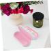 Solustre Double-Lodged Glasses Case & Lens Travel Set | Premium Leather PU Travel Accessories for Lenses - Buy Online on GoSupps.com