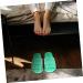 MAGICLULU 2 Pairs Slippers Quick Drying Shower Slippers Green Home Indoor Slippers Non Dorm Shoes Gym Foot Spa Soak Tub Shower Footware Massaging Travel Pvc Household Plastic Barrel 25x9.5cm 8x4pcs Greenx4pcs - Buy Online on GoSupps.com