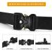 Bestkee Men's Tactical Belt | 1.5 Heavy Duty Military Buckle Belt with Molle Pouch and Hooks - Black - Buy Online on GoSupps.com