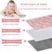 Portable Changing Mat | Foldable Travel Urinal Pad | Waterproof Nappy Change Mat - 60cm x 35cm - Pink - Buy Online on GoSupps.com