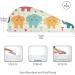 Cartoon Elephant Hair Towel 2 Pack - Super Absorbent Quick Dry Hair Turbans for Women & Girls - Buy Online on GoSupps.com
