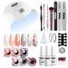 VISHINE UV-LED nail lamp gel nail polish set 40 W gel nail LED UV light base varnish top coat 6 gel colors professional nail art manicure tools C002