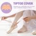 JEVRKAPZ Toe Sleeves Silicone Gel Pads with Hole - 2 Pairs Beige - Buy Online on GoSupps.com