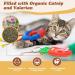 Nobleza Catnip Toys for Cats 2 Pack Interactive Cat Toys for Indoor Cats Adult Rocket Carrot Shape Kitten Soft Plush Chew Teeth Cleaning Toy Chewing Grinding Cat Nip Toys with Crinkle Paper - Buy Online on GoSupps.com