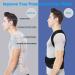 Adjustable Back Brace Posture Corrector for Men & Women | Comfort & Pain Relief for Neck Back & Shoulders | Lumbar Support (L - Buy Online on GoSupps.com