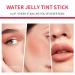 4 Colors Cooling Water Jelly Tint/Blush | Multi-Use Cheek & Lip Gloss | Long-Lasting Vivid Color - Chill (Poppy Pink Coral Berry Red - Buy Online on GoSupps.com