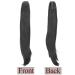 Ponytail Extension with Bracket | Heat-Resistant Micro-Wavy Hair 22 Natural Black Premium Quality Hair Stretch | International Shipping - Buy Online on GoSupps.com