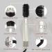 VOCOSTE 6 in 1 Hot Air Brush - Hair Dryer Volumizer & Curling Wand Set | Silver Tone - International Shipping Available - Buy Online on GoSupps.com